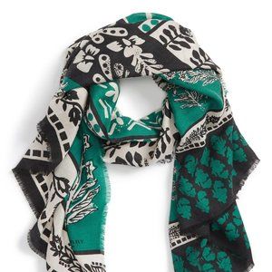 Auth. Burberry Prorsum Patchwork Floral Geo Print